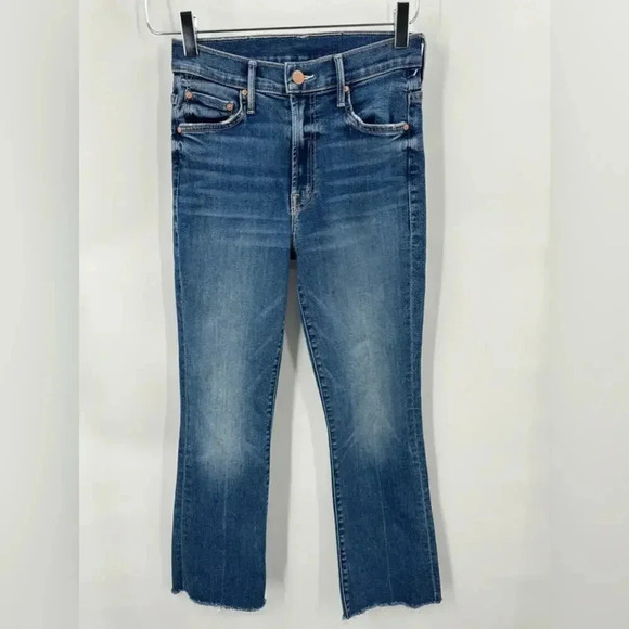 Mother The Insider Crop Step walking on coals size 25 jeans B16 - Picture 4 of 8